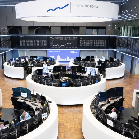 Handelssaal der Deutschen Börse