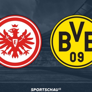 Logo Eintracht Frankfurt gegen Borussia Dortmund