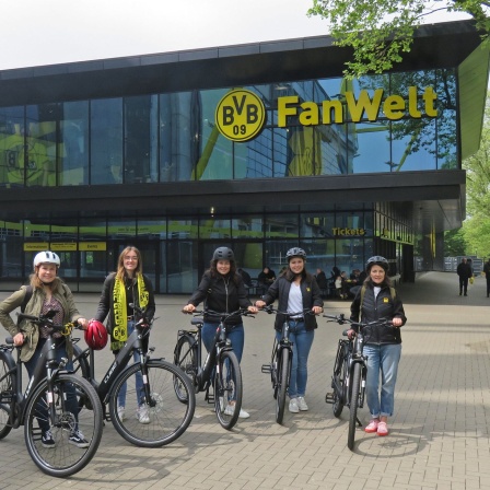 Unterwegs auf der "Deutschen Fußball-Route"