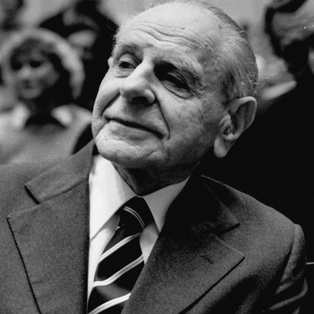 Der Philosoph Karl Popper 1981.