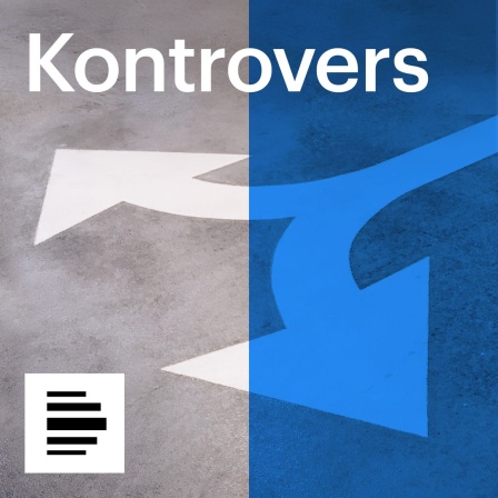 Das Podcast-Logo der Sendung "Kontrovers", in der viele Meinungen zu einem Thema aufeinander treffen 