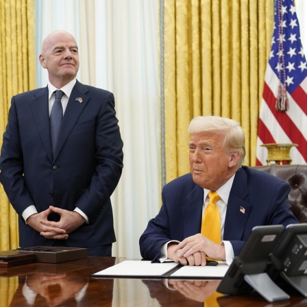 Donald Trump und Gianni Infantino