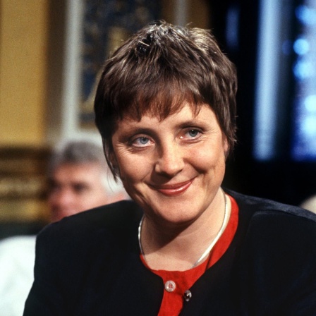 Angela Merkel auf einem Foto vom 2.7.1992