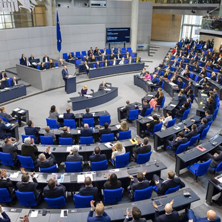 Der Bundestag in der Totalen