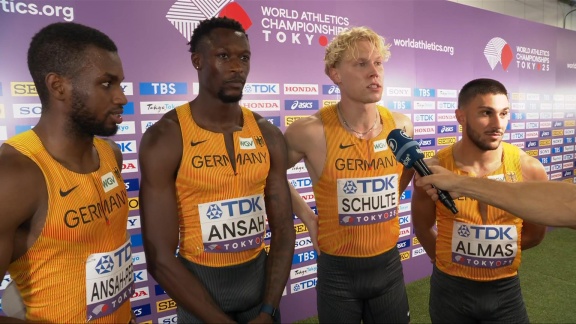 Sportschau Leichtathletik-wm 2025 - Die Deutsche 4x100 Meter Staffel Der Männer Im Interview