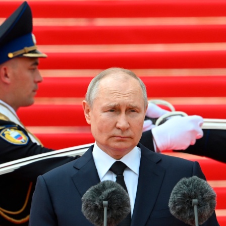 Wladimir Putin, Präsident von Russland, während einer Ansprache an die Nation im Juni 2023. 