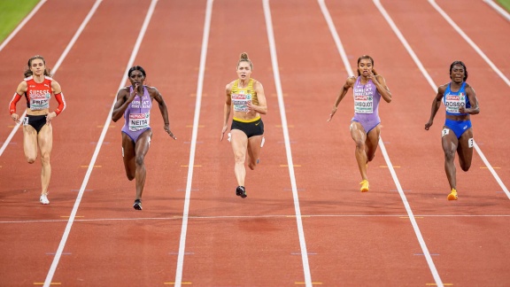 Sportschau - Leichtathletik - Das 100-meter-finale Der Frauen Mit Gina Lückenkemper