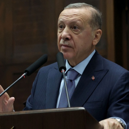 Türkischer Präsident Recep Tayyip Erdogan, Archivbild: 25.10.2023