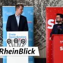 FDP-Fraktionschef Henning Höne (links) und SPD-Fraktionschef Thomas Kutschaty (rechts)