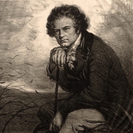 Ludwig van Beethoven, 17. Dezember 1770 bis 26. Maerz 1827, war ein deutscher Komponist und Pianist.