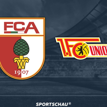 Logo FC Augsburg gegen 1. FC Union Berlin