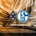 Logo Bor. Mönchengladbach gegen FC Schalke 04