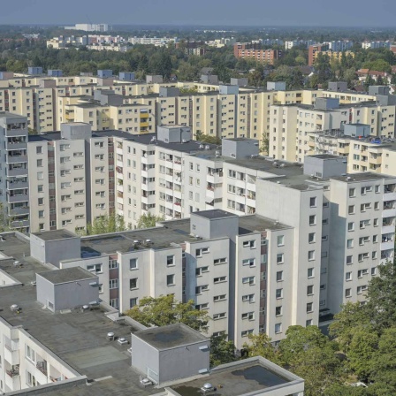Wohnhäuser in der Rudolf Wissell-Siedlung in Berlin-Spandau