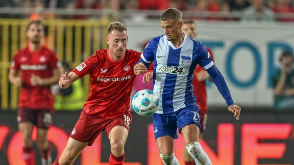 Sportschau Bundesliga - Hertha Entscheidet Spektakel In Kaiserslautern Für Sich