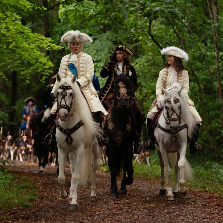 Johnny Depp und Maiwenn in "Jeanne du Barry"