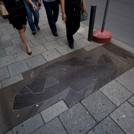Stahlplatte als Denkmal, Ministerpräsident Kurt Eisner