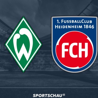 Logo Werder Bremen gegen 1. FC Heidenheim 1846