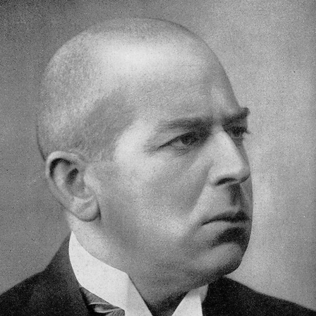 Porträt des deutschen Geschichtsphilosophen Oswald Spengler