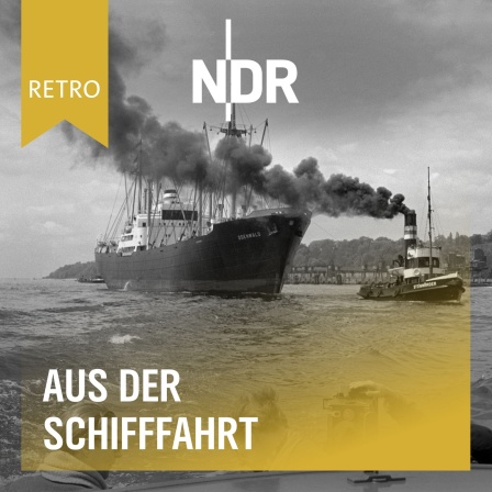 NDR Retro - Aus der Schiffahrt: Das Frachtschiff "Odenwald" mit dem Schlepper "Steinwärder"