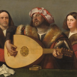 Gemälde &#034;A Concert&#034;, ca. 15-18-1520 von Giovanni Cariani