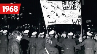 Vietnam-Studenten-Demo in Berlin, 1968, Quelle: imago/ZUMA Press