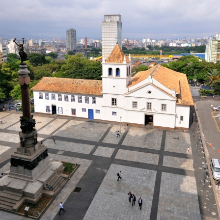 Ehemaliges Jesuitenkloster am Pateo do Colegio, Gründungsort von Sao Paulo, Brasilien, Südamerika
