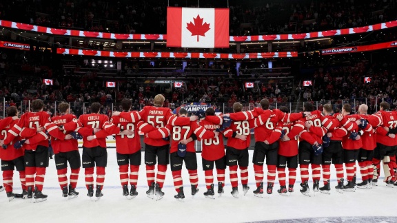 Sportschau - 4-nations-face-off - Die Kanadische Nationalhymne