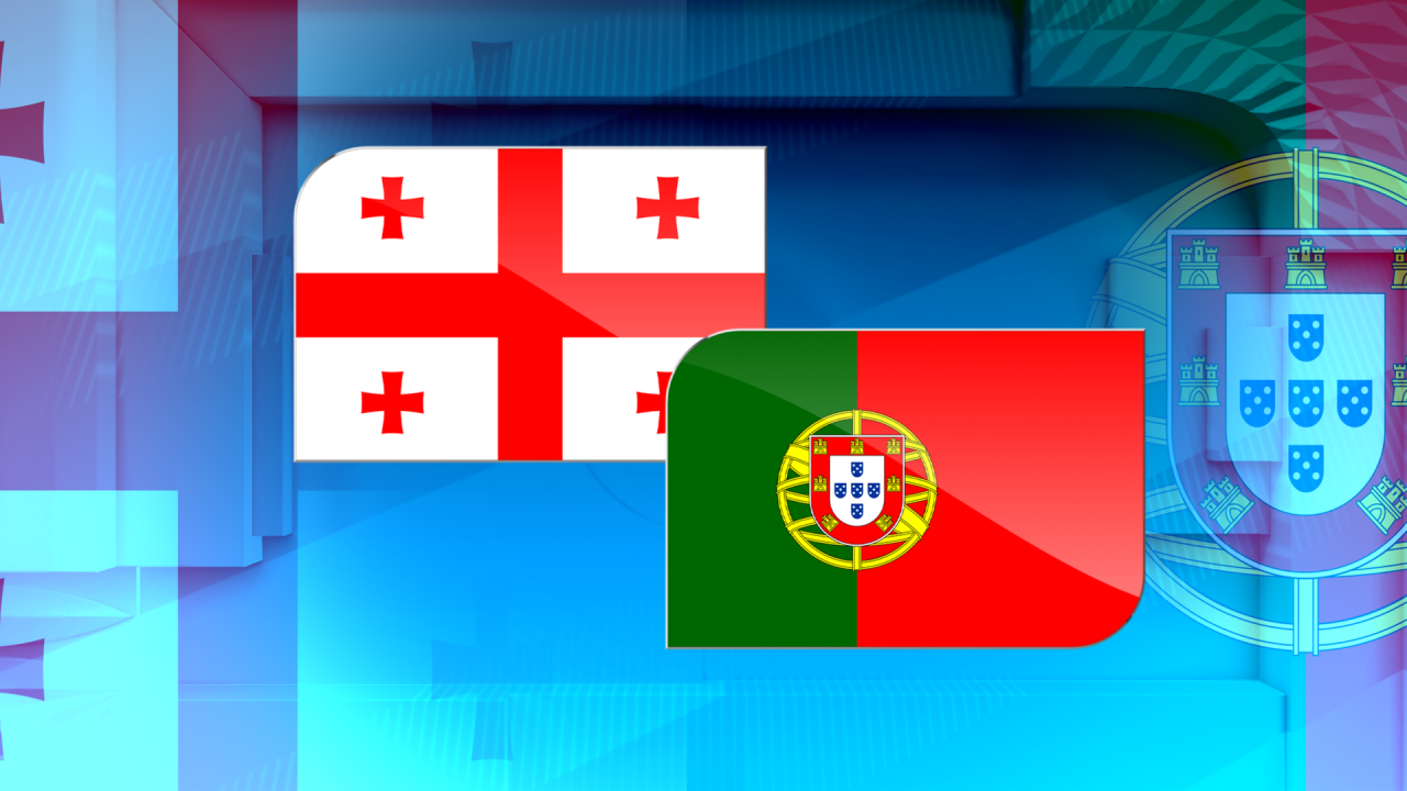 Georgien gegen Portugal bei der Fußball-EM, am 26.06. ab 21 Uhr 
