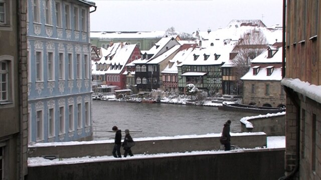 Klein Venedig in Bamberg im Winterkleid. | Bild: BR/Werner Teufl