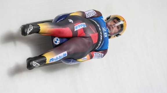 Sportschau Wintersport - Der Einsitzer-wettbewerb Der Frauen In Oberhof - Der Zweite Lauf