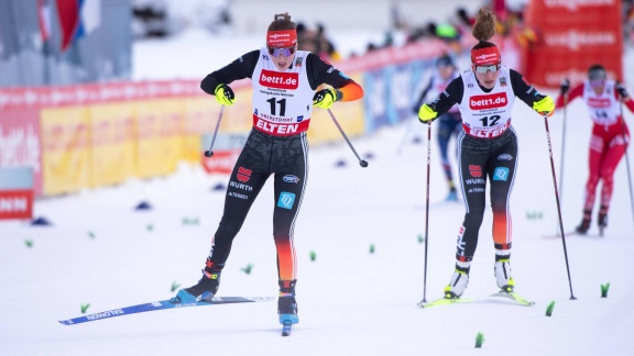 Sportschau Wintersport - Nordische Kombination Der Frauen In Lillehammer - Langlauf