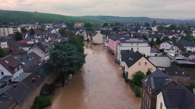 Überflutete Stadt