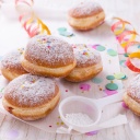 Traditional Berliner for carnival and party