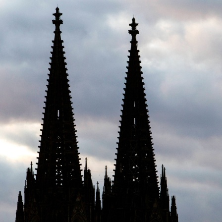 Die Turmspitzen des Kölner Doms