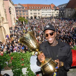 Basketball-Weltmeister Dennis Schröder wird in Braunschweig gefeiert