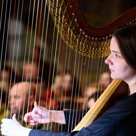 Diana Shpylova, Harfenistin beim Kyiv Symphony Orchestra; © Torsten Grieger