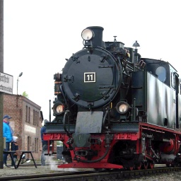 Mansfelder Bergwerksbahn am Bahnhof Kupferkammerhütte