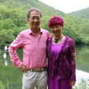 Künstler Susumu Shingu mit seiner Frau Yasuko