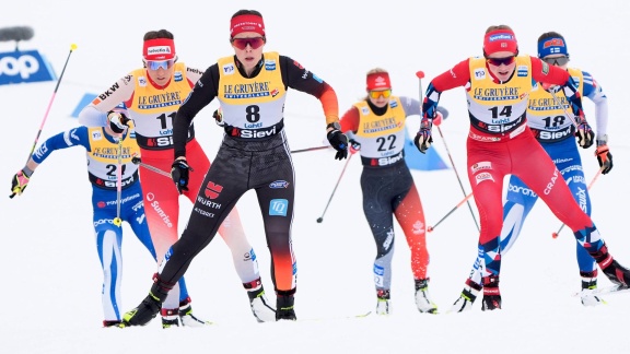 Sportschau Wintersport - Der Sprint Der Frauen In Lahti- Die Zusammenfassung