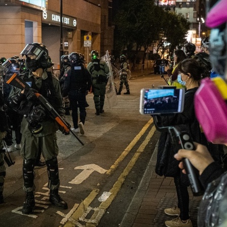 Protest gegen die Regierung in Hongkong am 1. Januar 2020.
