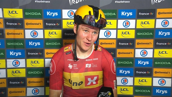 Sportschau Tour De France - 11. Etappe - Sieger Jonas Abrahamsen Im Interview