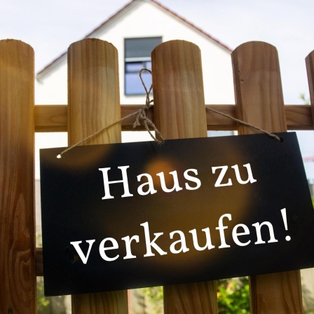 Ein Haus wird verkauft