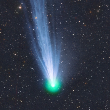 Das Foto zeigt den Komet 12P/Pons-Brooks, aufgenommen am Astronomischen Zentrum Martinsberg