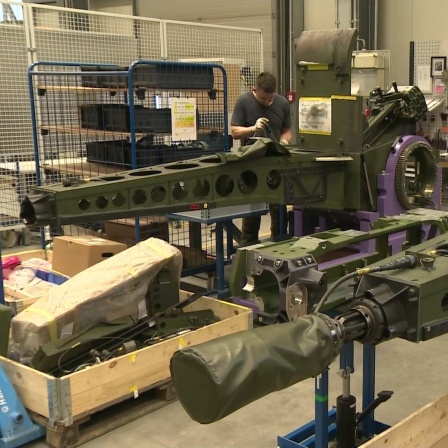 Waffenproduktion in Unterlüß bei Rheinmetall.