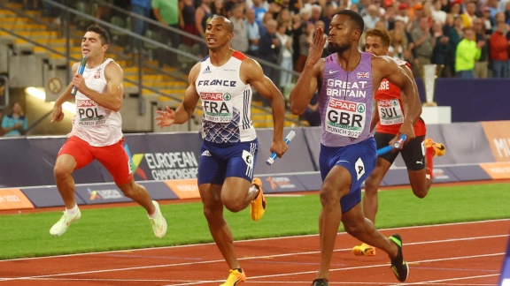 Sportschau - Das Rennen über Die 4x100 Meter Der Männer