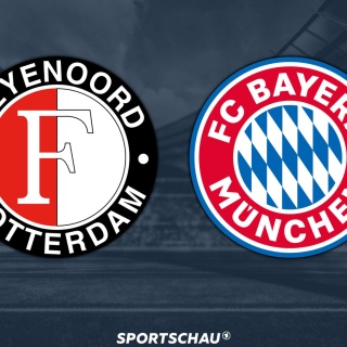 Logo Feyenoord Rotterdam gegen Bayern München