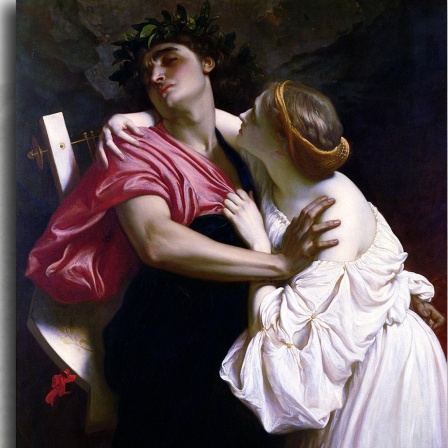 "Orpheus und Eurydike" von Frederic Leighton, erstellt: 1864