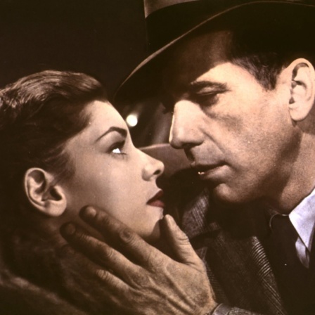 Humphrey Bogart und Lauren Bacall in Tote schlafen fest