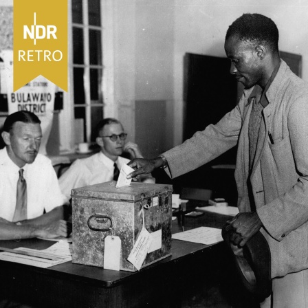 Abstimmung zur Föderation von Rhodesien und Njassaland, hier in Bulawayo, 1953.