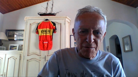 Sportschau Tour De France - Souvenirs - Klaus-peter Thaler Im Gelben Trikot